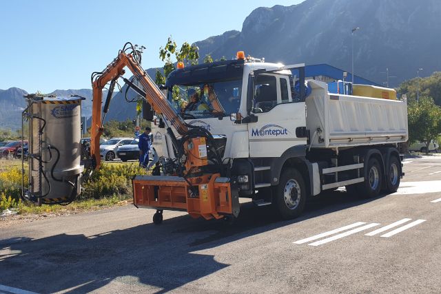 Braccio per lavaggio di gallerie stradali BLT 8000